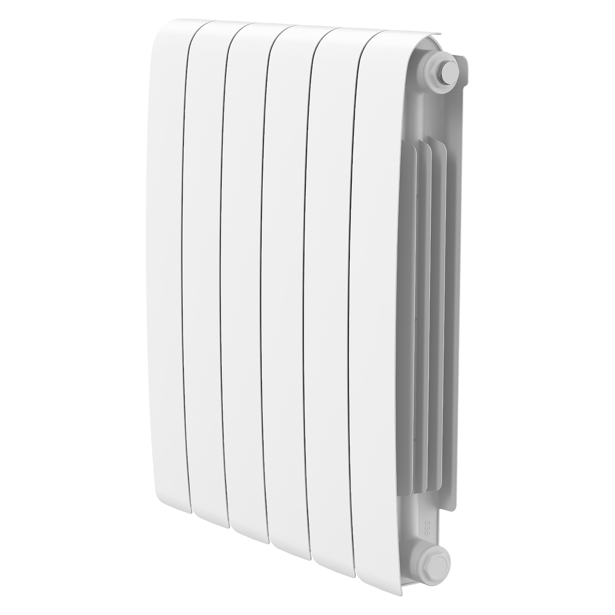 Радиатор биметаллический Royal Thermo Eclipse 500 Белый - 6 секц.