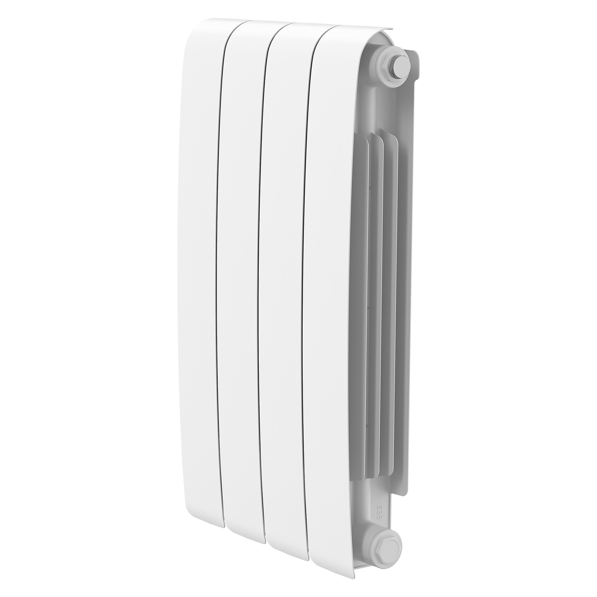 Радиатор биметаллический Royal Thermo Eclipse 500 Белый - 4 секц.