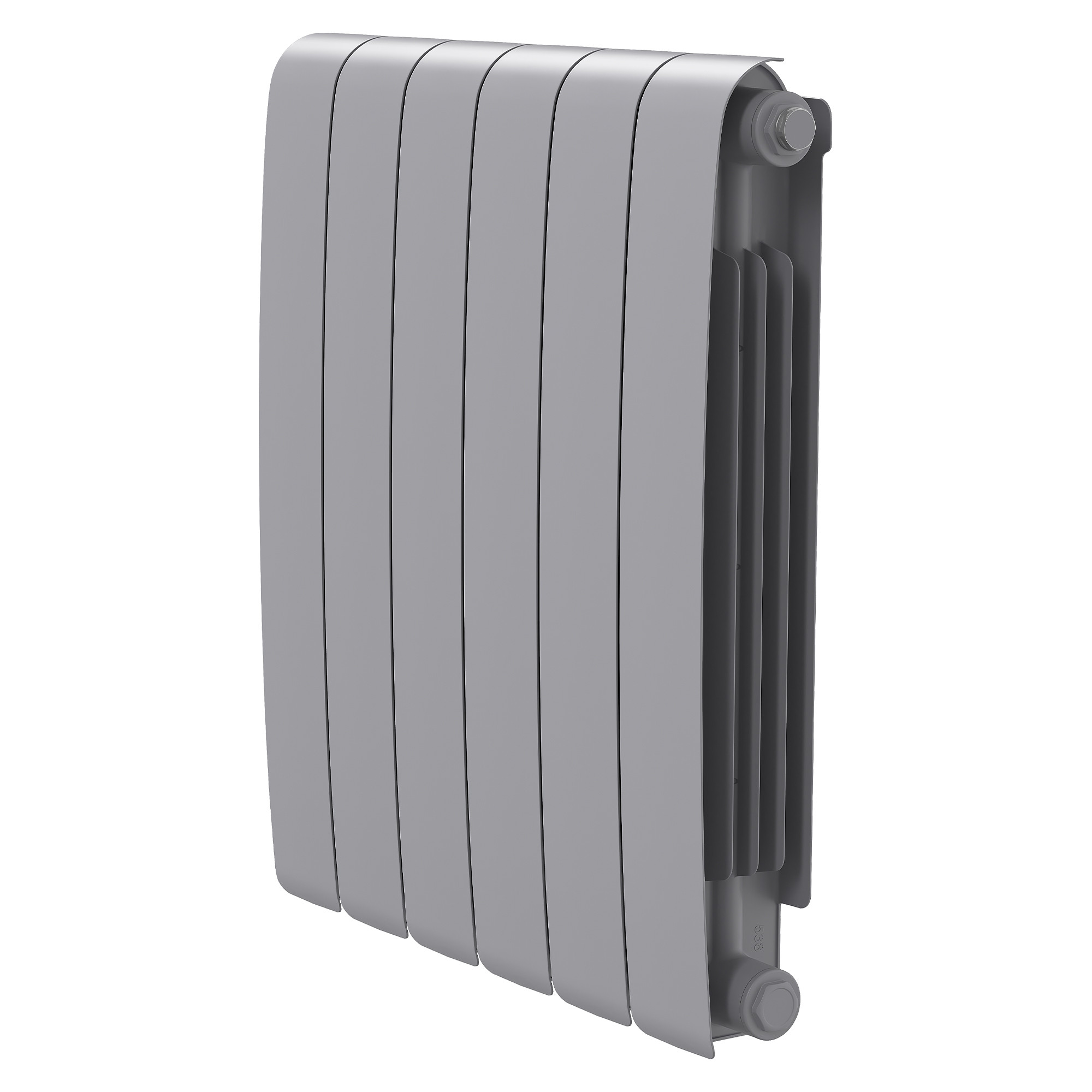 Радиатор биметаллический Royal Thermo Eclipse 500 Серебристый - 6 секц.