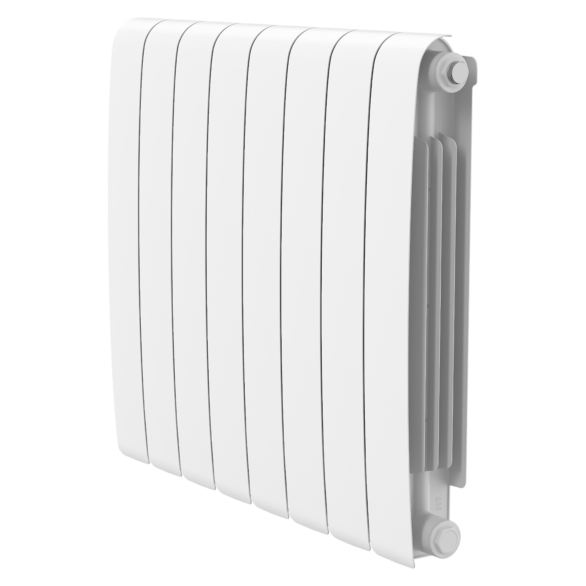 Радиатор биметаллический Royal Thermo Eclipse 500 Белый - 8 секц.