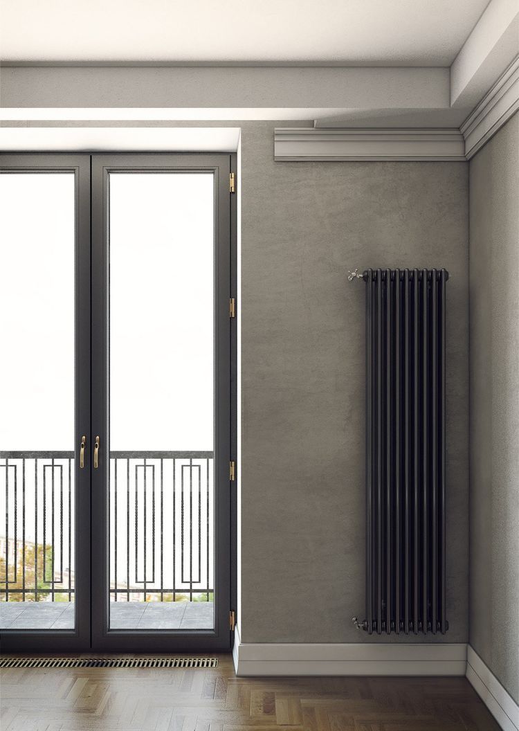 Радиатор Arbonia 2180/4/12 RAL7016, 4 секции (боковое подключение) антрацит