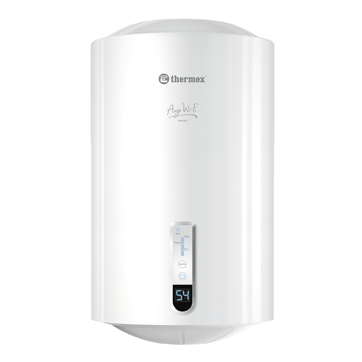 Водонагреватель электрический Thermex Auga 80 V Slim 111393 (белый) Wi-Fi