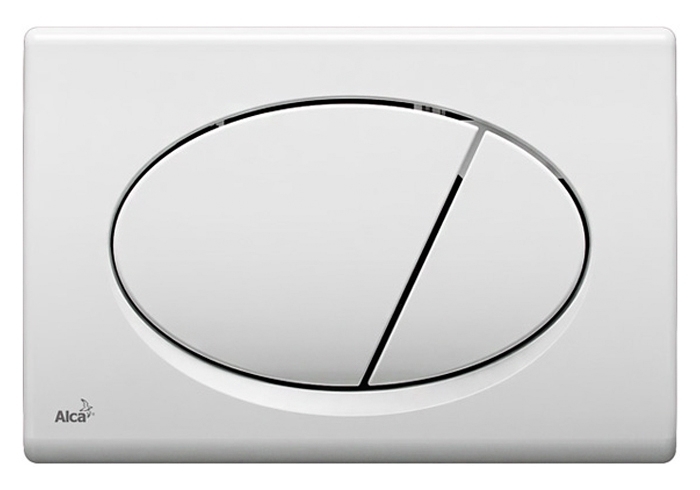 Кнопка смыва AlcaPlast Basic M70 (белый)