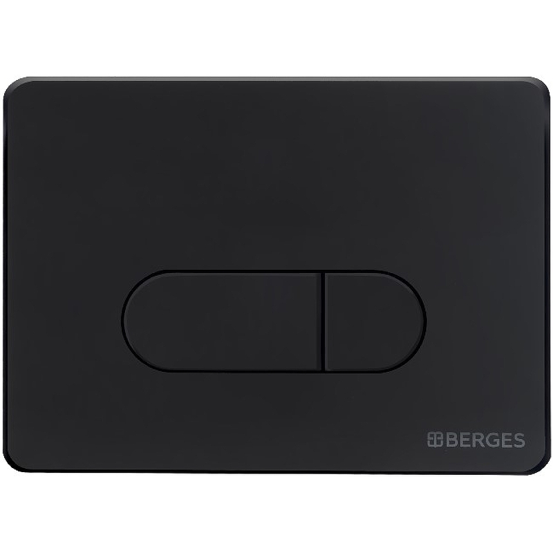 Кнопка смыва Berges Novum D5 040035 (чёрный матовый)