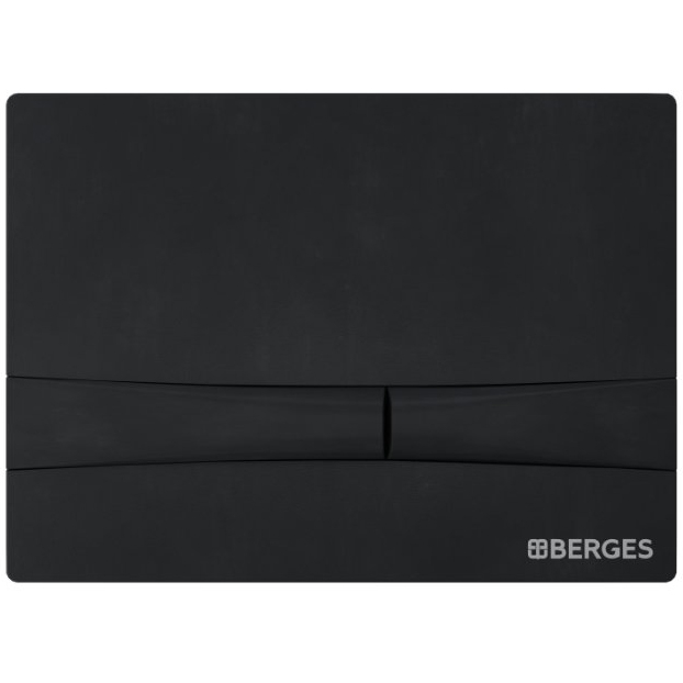 Кнопка смыва Berges Novum F5 040055 (чёрный матовый)