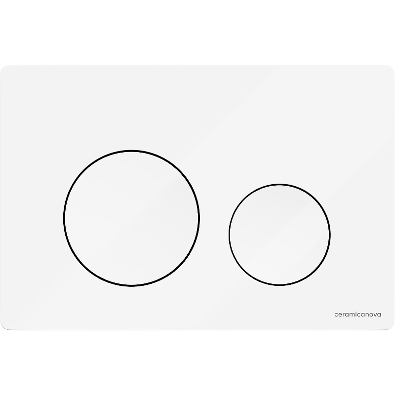 Кнопка смыва Ceramicanova Balance Circle CN12-001W (белый)