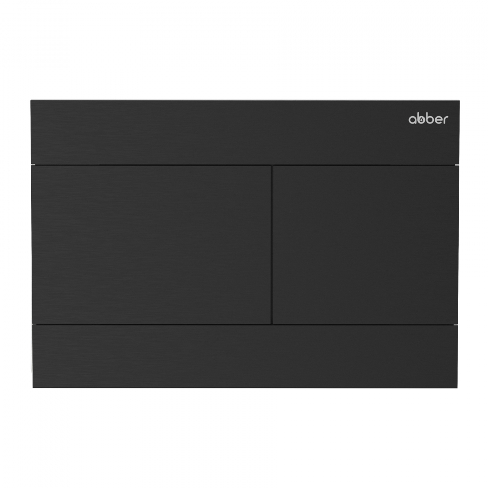 Кнопка смыва Abber AC0127MB (чёрный матовый)