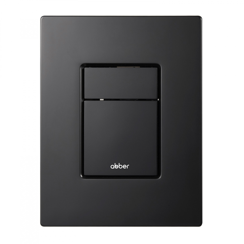 Кнопка смыва Abber AC0123MB (чёрный матовый)
