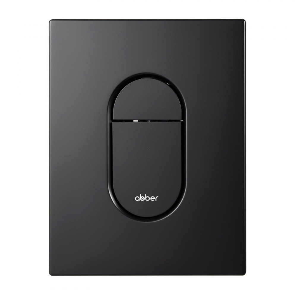 Кнопка смыва Abber AC0124MB (чёрный матовый)