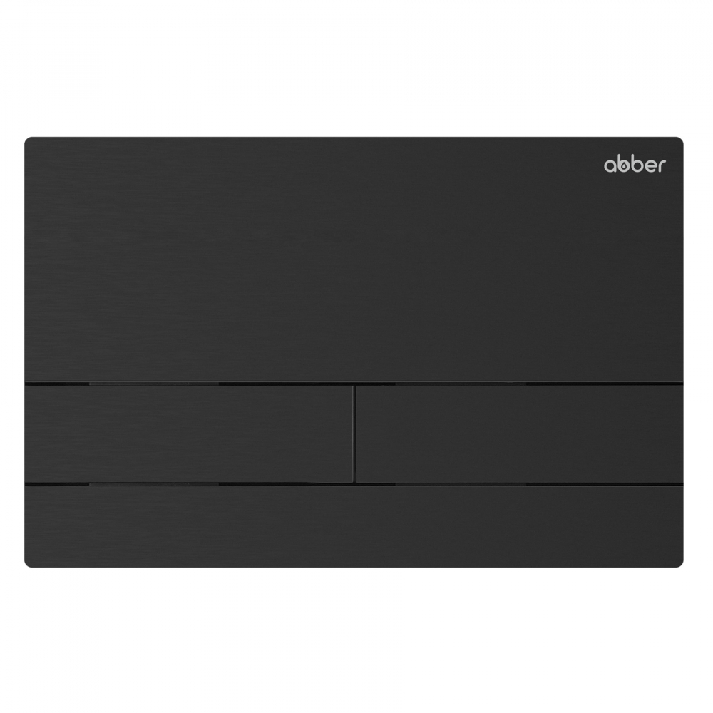 Кнопка смыва Abber AC0128MB (чёрный матовый)