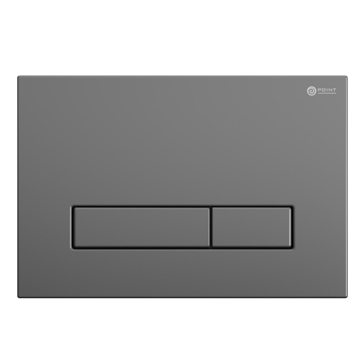 Кнопка смыва Point Меркурий PN44831GM (серый матовый)