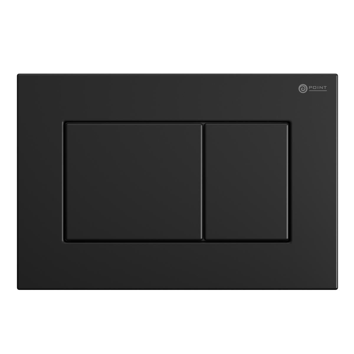 Кнопка смыва Point Ника PN44081BM (черный матовый)