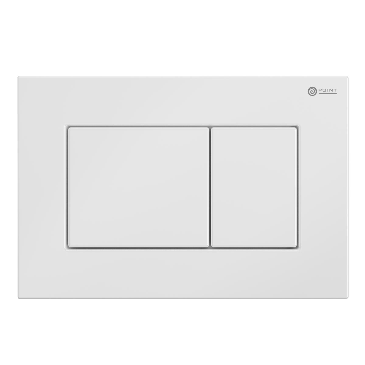 Кнопка смыва Point Ника PN44081W (белый)