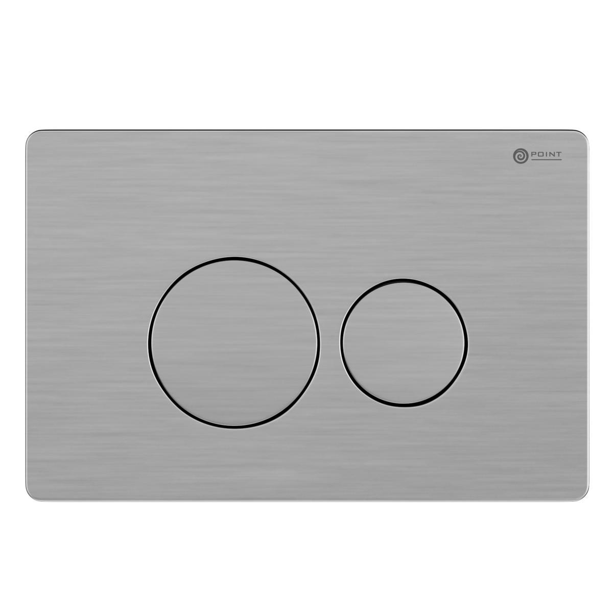 Кнопка смыва Point Виктория PN44061SB (брашированная сталь)