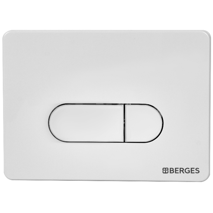 Кнопка смыва Berges Novum D1 040031 (белый)