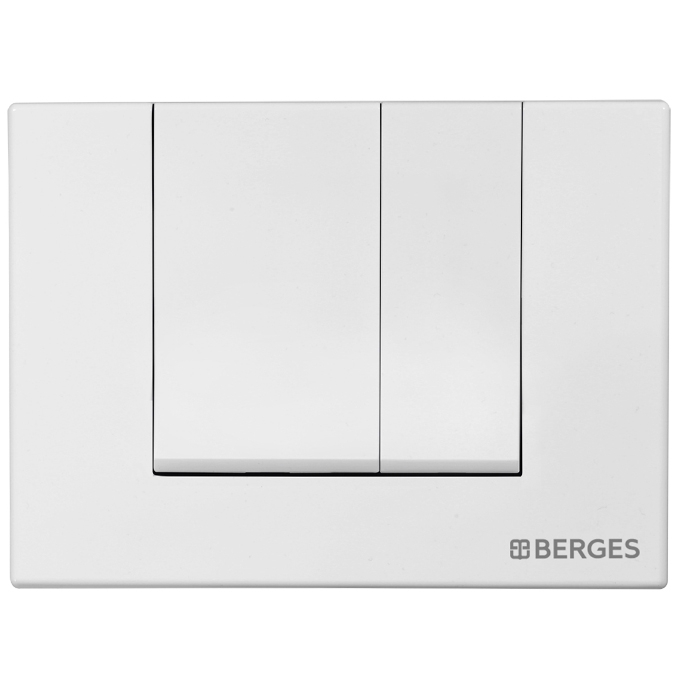 Кнопка смыва Berges Novum S1 040041 (белый)