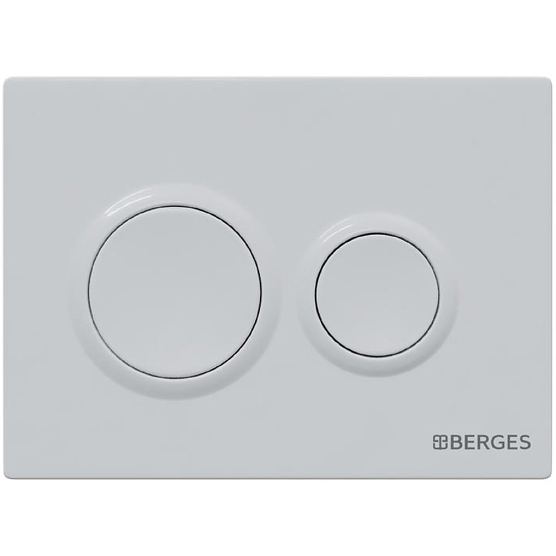Кнопка смыва Berges Novum F1 040061 (белый)