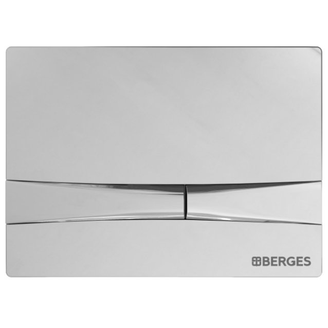 Кнопка смыва Berges Novum F3 040053 (хром)