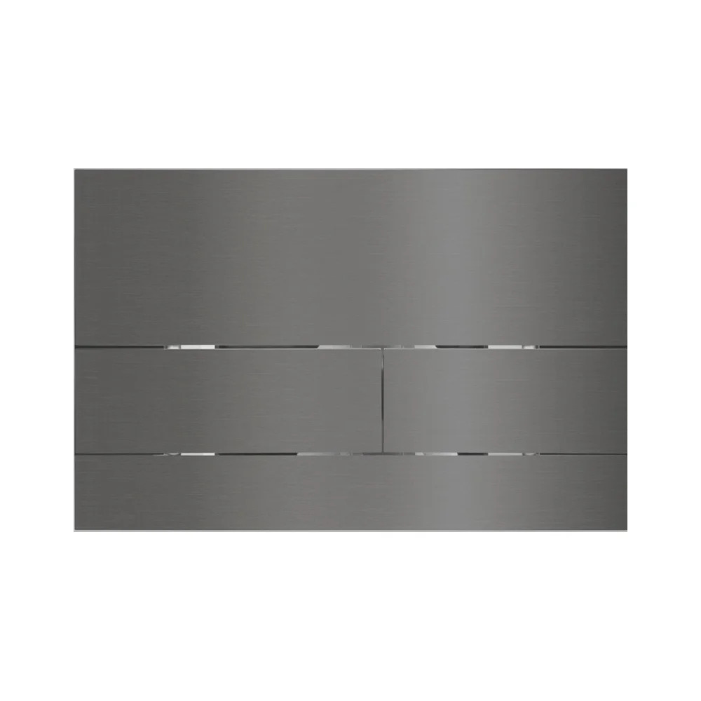 Кнопка смыва AQUAme AQM4117GM (оружейная сталь)