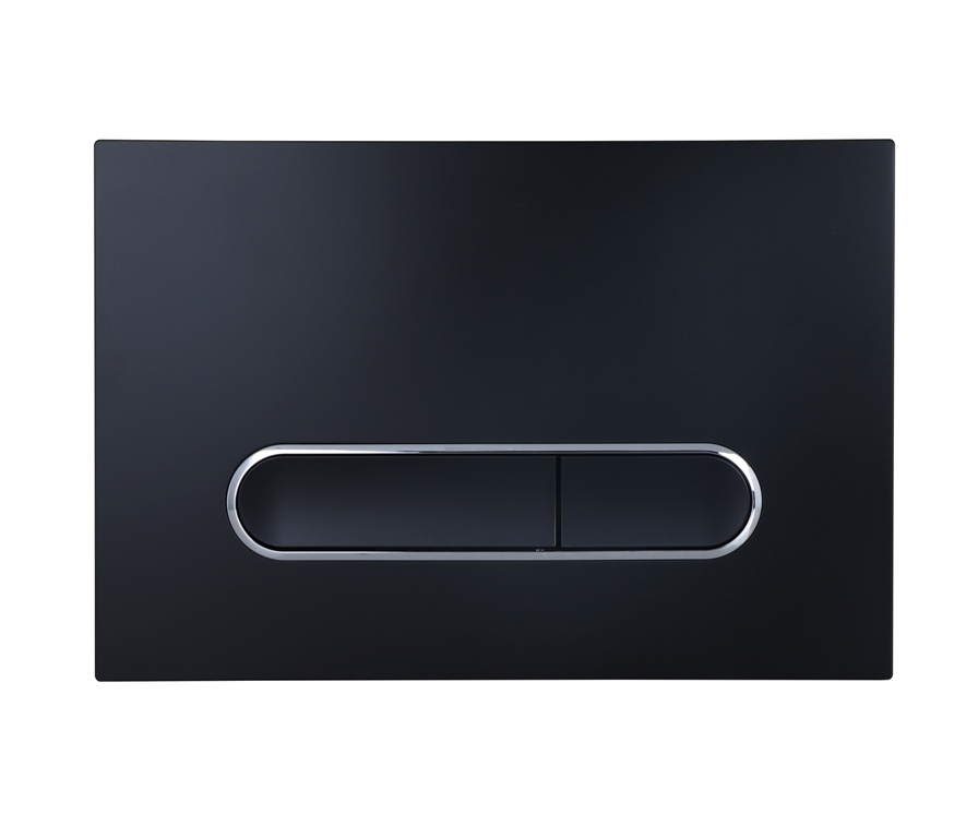 Кнопка смыва Esbano OVL-17MB ESINOVL17MB (черный матовый/хром)