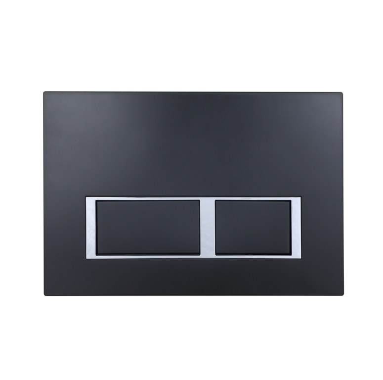 Кнопка смыва Esbano PRK-12MB ESINPRK12MB (черный матовый/хром)