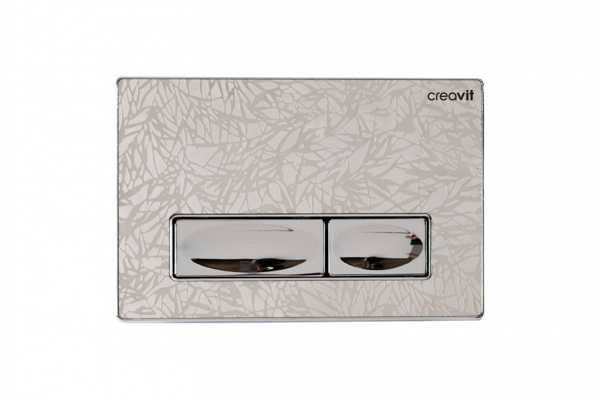Кнопка смыва Creavit Design Ozel GP4009.36 (хром матовый/нержавеющая сталь)
