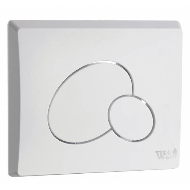 Кнопка смыва WeltWasser WW Marberg 410 RD GL-WT 10000010232 (белый)
