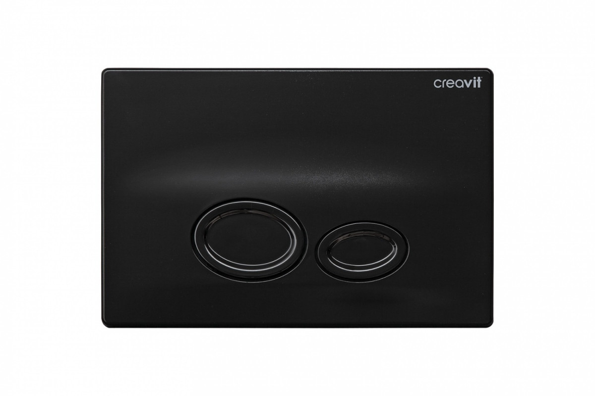 Кнопка смыва Creavit Drop GP2002.02 (чёрный)