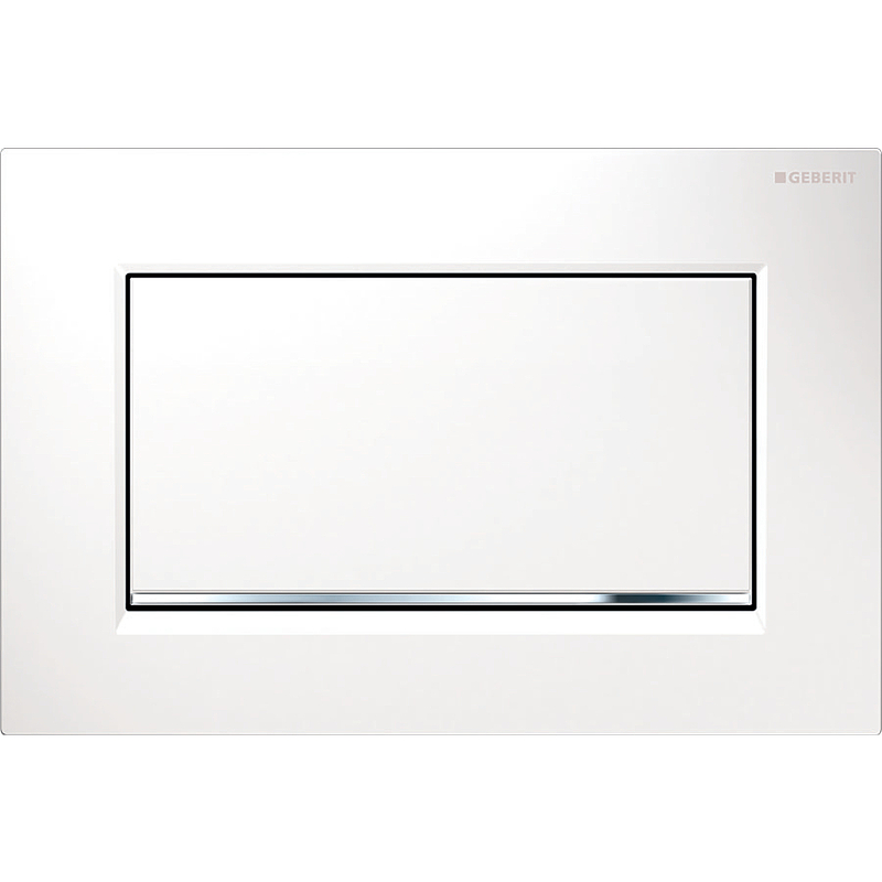 Кнопка смыва Geberit Sigma 30 115.893.JT.1​​​​​​​ (белый матовый/хром)