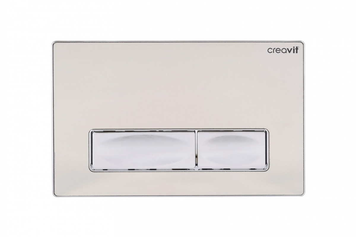 Кнопка смыва Creavit Design GP4004.00 (хром/нержавеющая сталь)