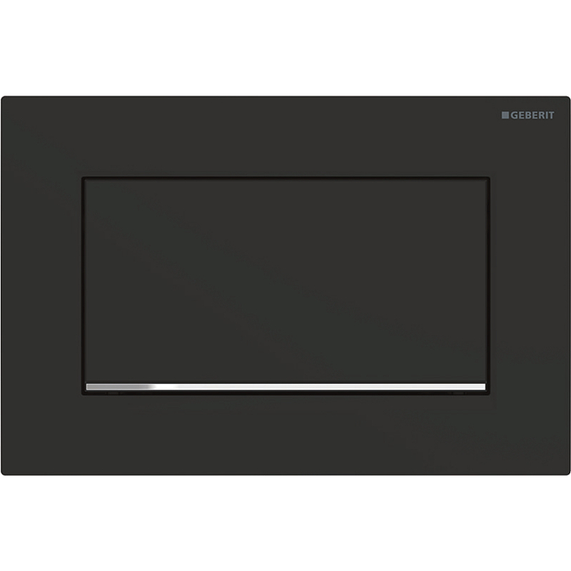 Кнопка смыва Geberit Sigma 30 115.893.14.1 (чёрный матовый/ хром)