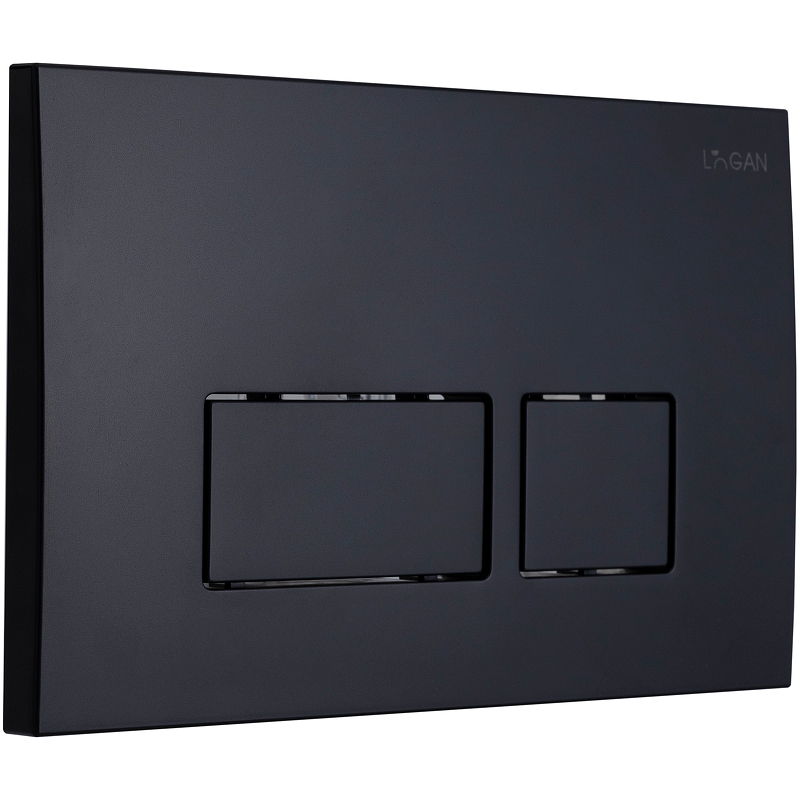 Кнопка смыва Logan Space Black Mattе 297680 (черный матовый)