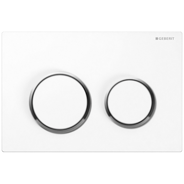 Кнопка смыва Geberit Omega 20 115.085.KJ.1 (белый/хром)