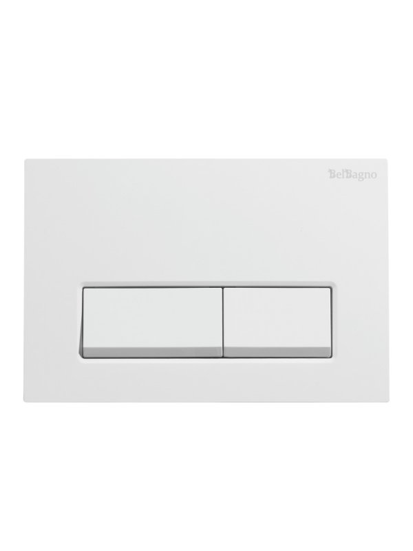 Кнопка смыва BelBagno BB-15R-BL (белый)