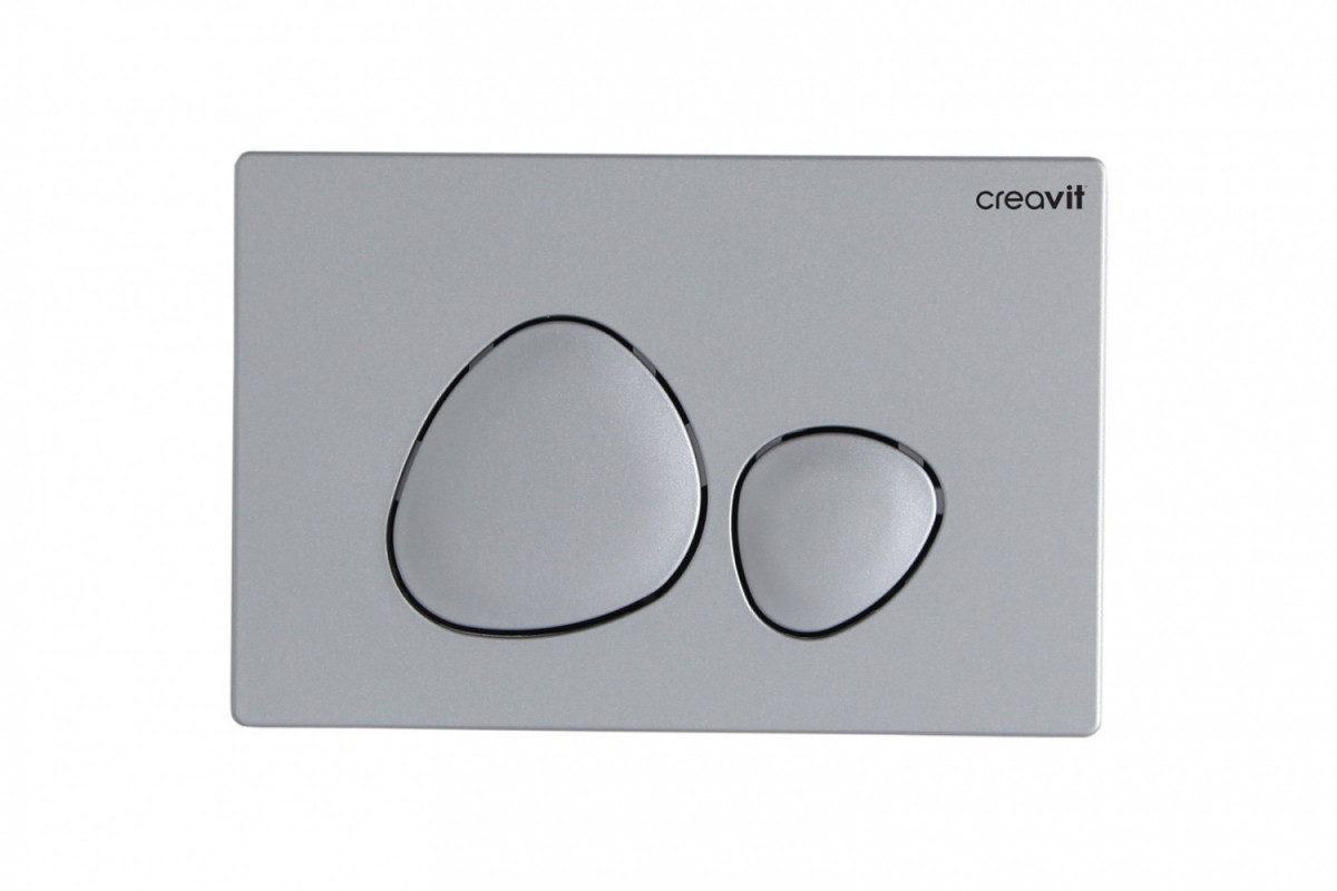 Кнопка смыва Creavit Spa GP7002.00 (серый матовый)