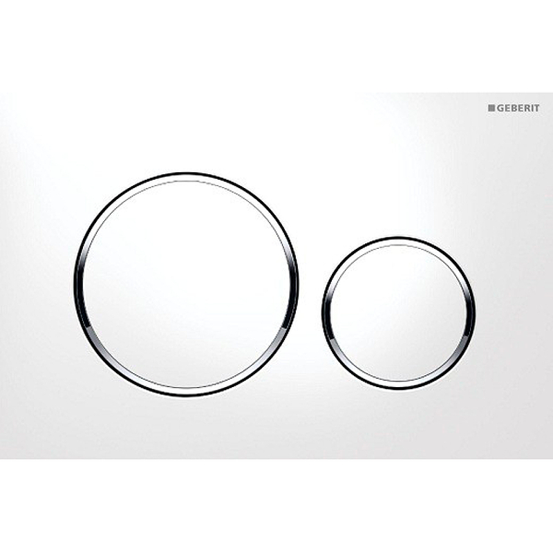 Кнопка смыва Geberit Sigma 20 115.882.KJ.1 (белый/хром) 