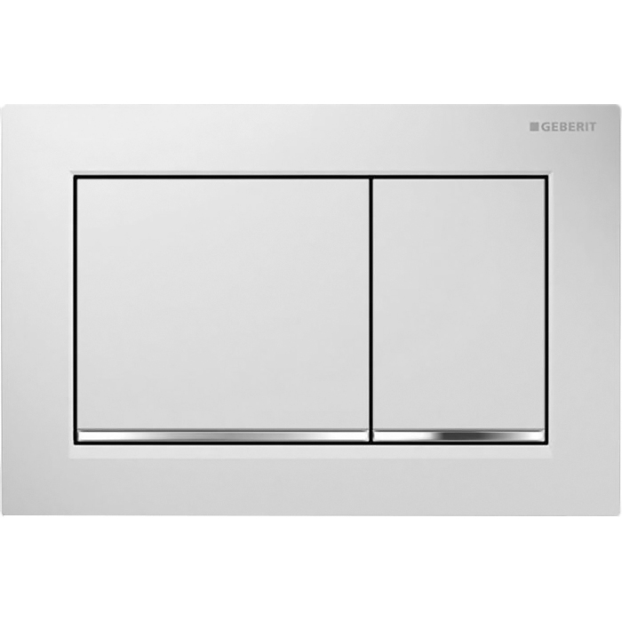 Кнопка смыва Geberit Omega 30 115.080.KJ.1 (белый/хром)