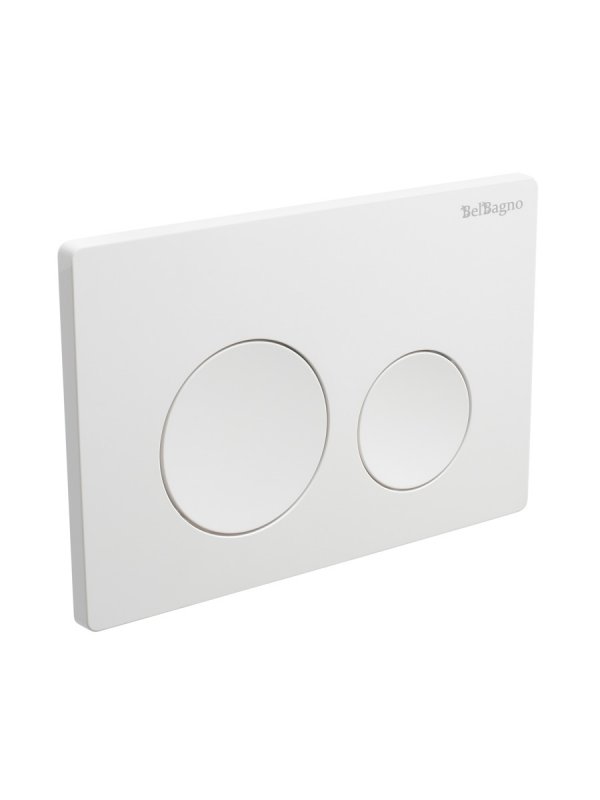 Кнопка смыва BelBagno BB-03C-BL (белый)