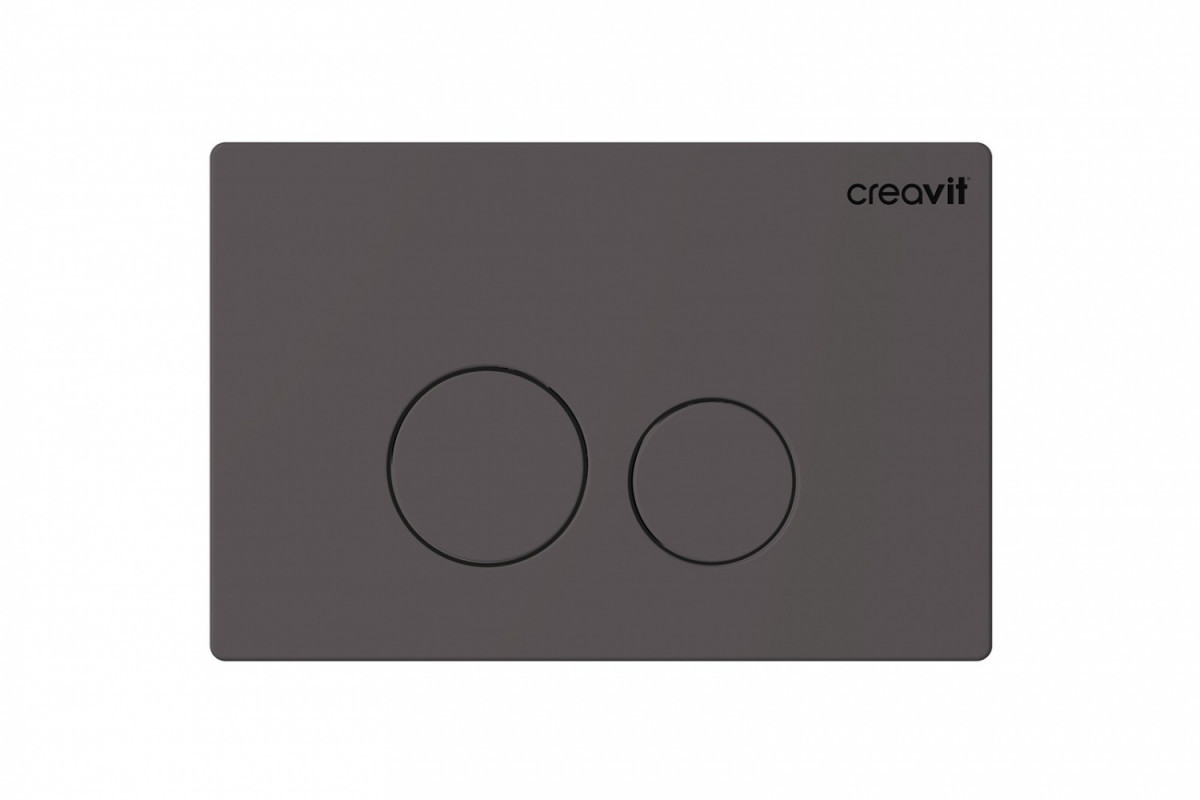Кнопка смыва Creavit Terra GP9002.04 (антрацит матовый)