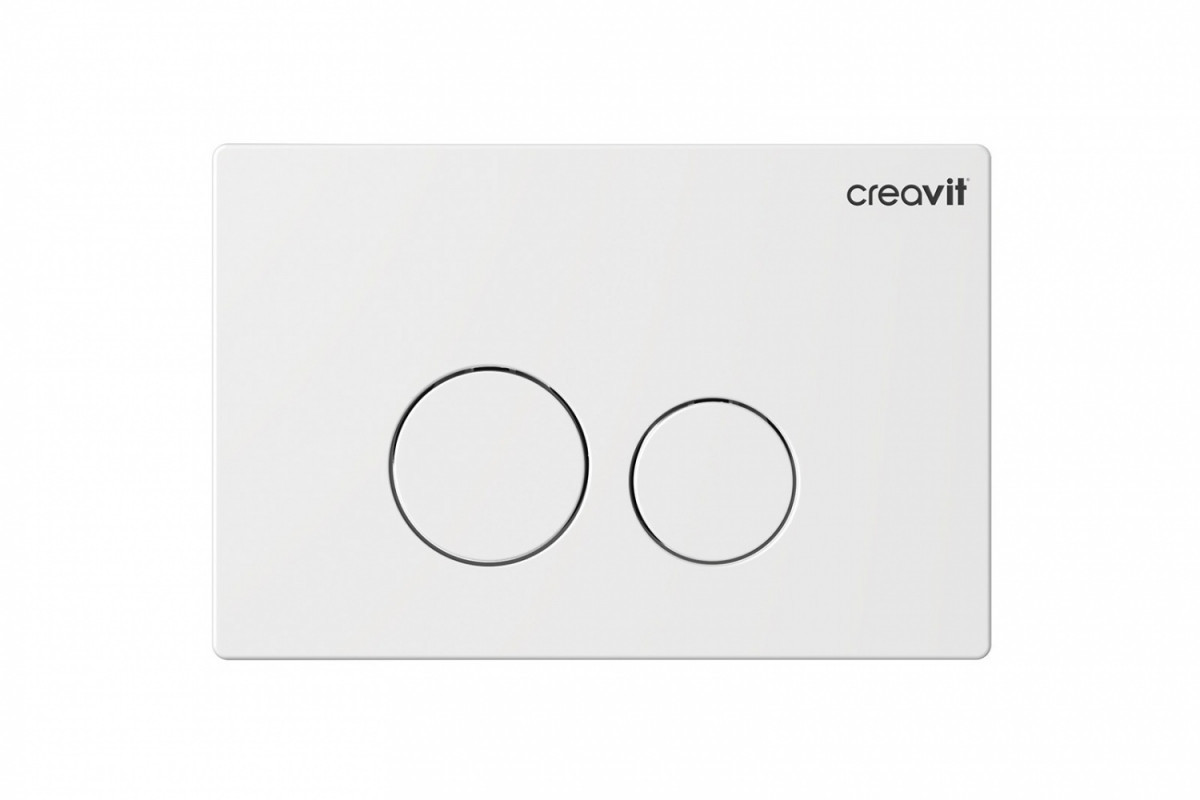 Кнопка смыва Creavit Terra GP9001.00 (белый)