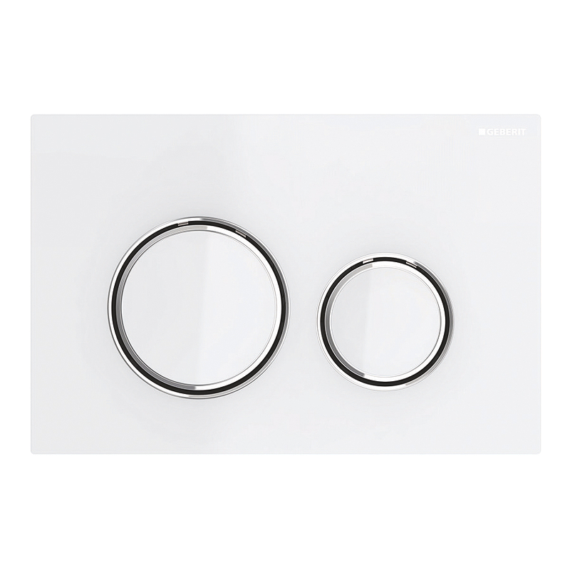Кнопка смыва Geberit Sigma 21 115.884.SI.1 (белый/хром) 