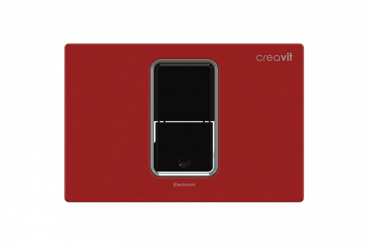 Кнопка смыва Creavit Sensor FP8001.01 (красный) сенсорная