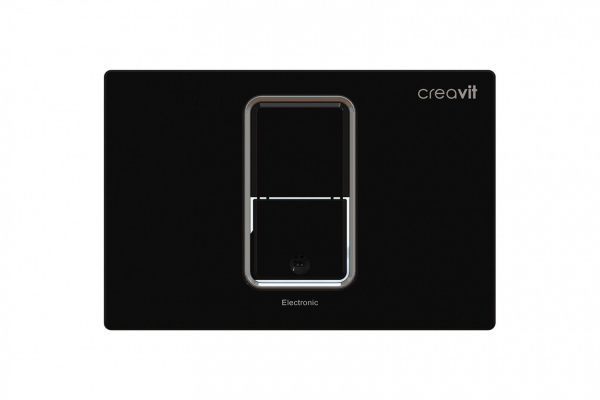 Кнопка смыва Creavit Sensor FP8001.02 (чёрный) сенсорная