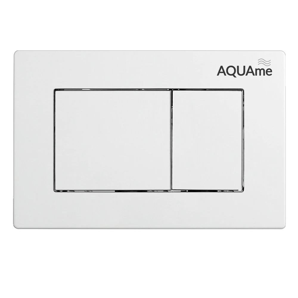 Кнопка смыва AQUAme AQM4102W (белый)