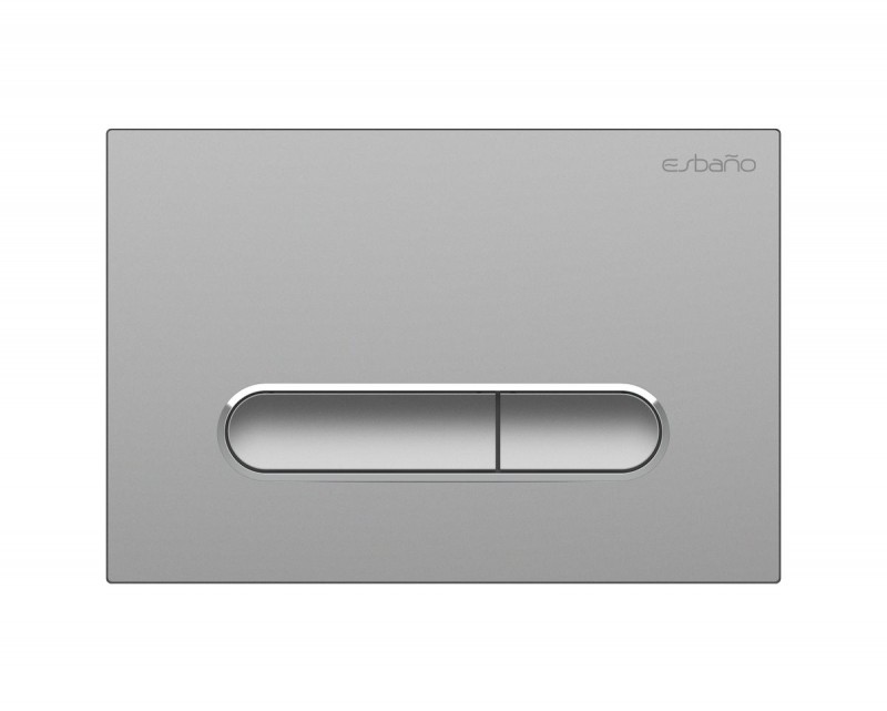 Кнопка смыва Esbano VRT-29SC ESINOVL17GM (оружейная сталь)