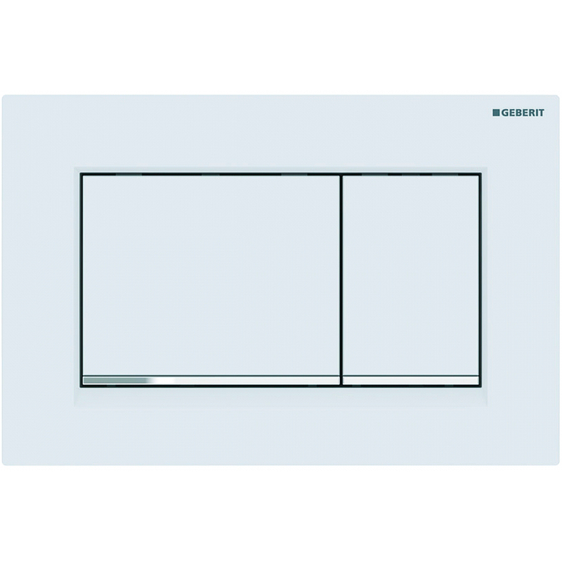 Кнопка смыва Geberit Sigma 30 115.883.JT.1 (белый матовый/хром)