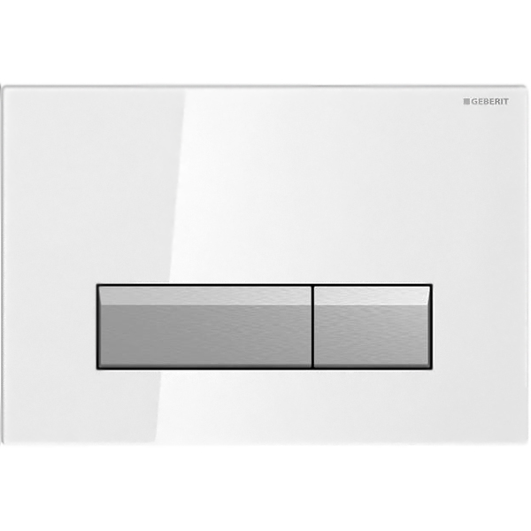 Кнопка смыва Geberit Sigma 40 115.600.SI.1 (белый/алюминий)