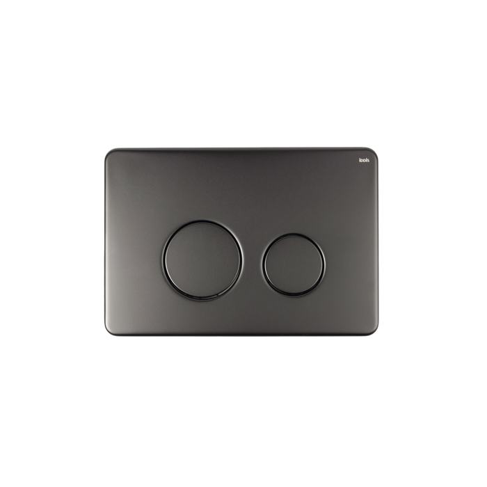 Кнопка смыва IDDIS Unisteel UNSR2GMi77 (графит матовый)