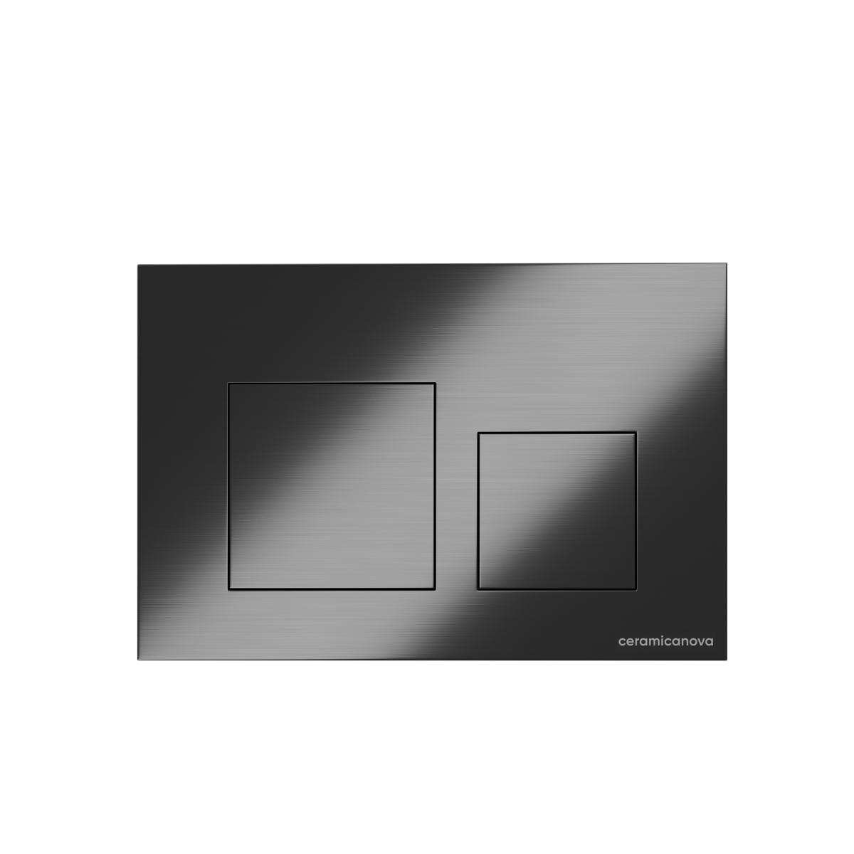 Кнопка смыва Ceramica Nova Balance Square CN12-002GG (вороненая сталь)