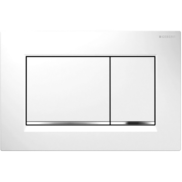 Кнопка смыва Geberit Sigma 30 115.883.KJ.1 (белый/хром)